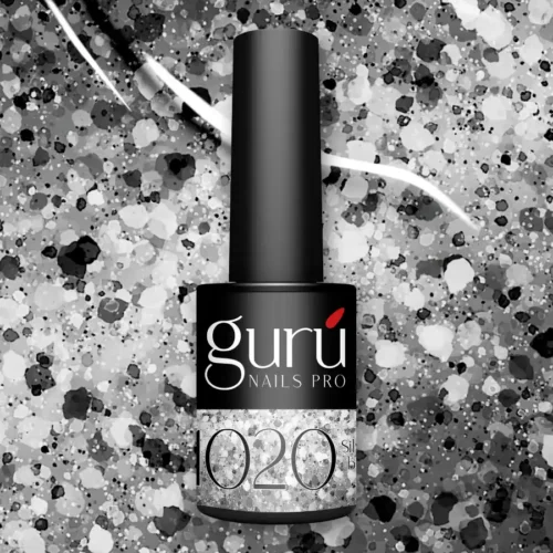 imagen esmalte semipermanente 1020 silver bits guru