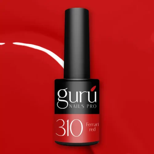 imagen esmalte semipermanente 310 ferrari red guru