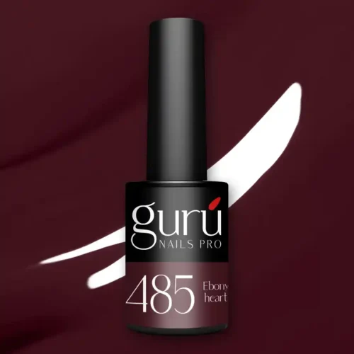 imagen esmalte semipermanente 485 ebony heart guru