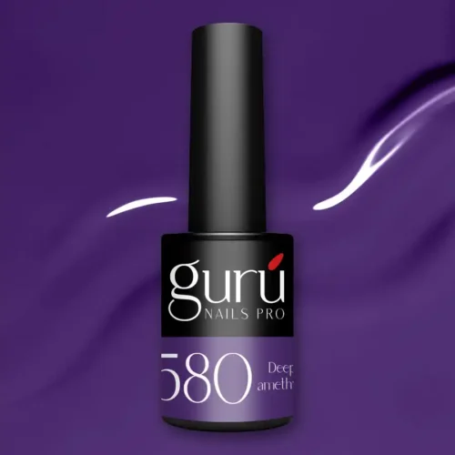 imagen esmalte semipermanente 580 deep amethyst guru