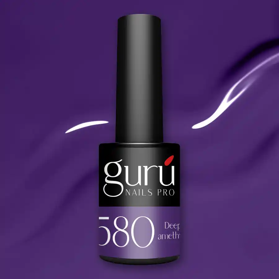 imagen esmalte semipermanente 580 deep amethyst guru