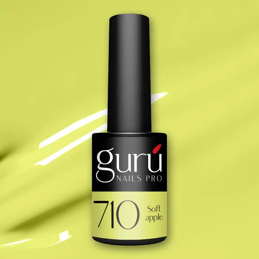 imagen esmalte semipermanente 710 soft apple guru