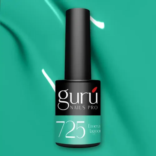 imagen esmalte semipermanente 725 emerald lagoon guru