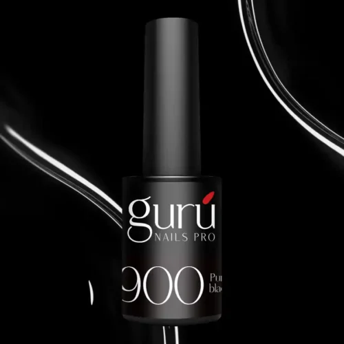 imagen esmalte semipermanente 900 pure black guru