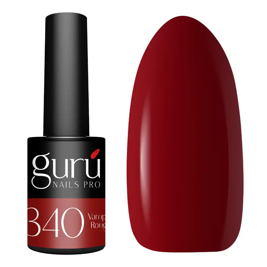 imagen esmalte semipermanente 340 vampire rouge guru tip