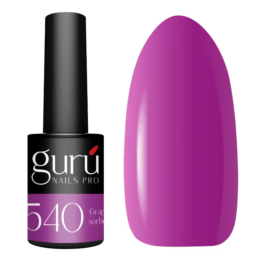 imagen esmalte semipermanente 540 grape sorbet guru tip