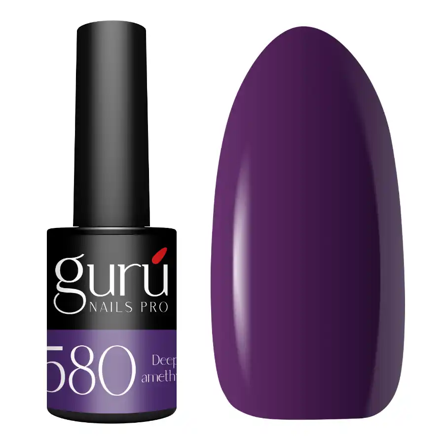 imagen esmalte semipermanente 580 deep amethyst guru tip