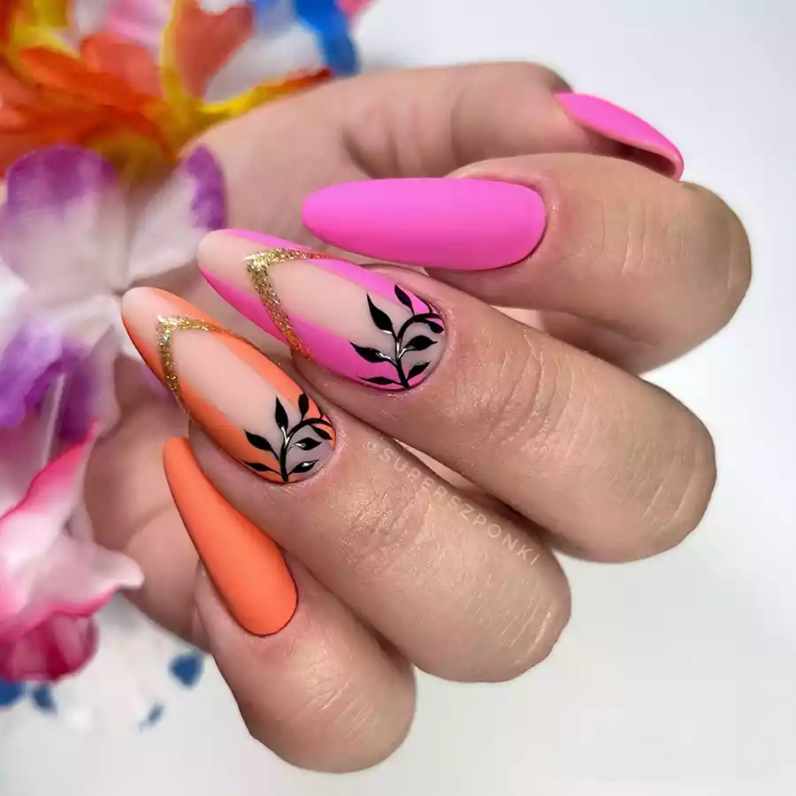 imagen guru manicura semipermanente 240 barbie day diseño glitter