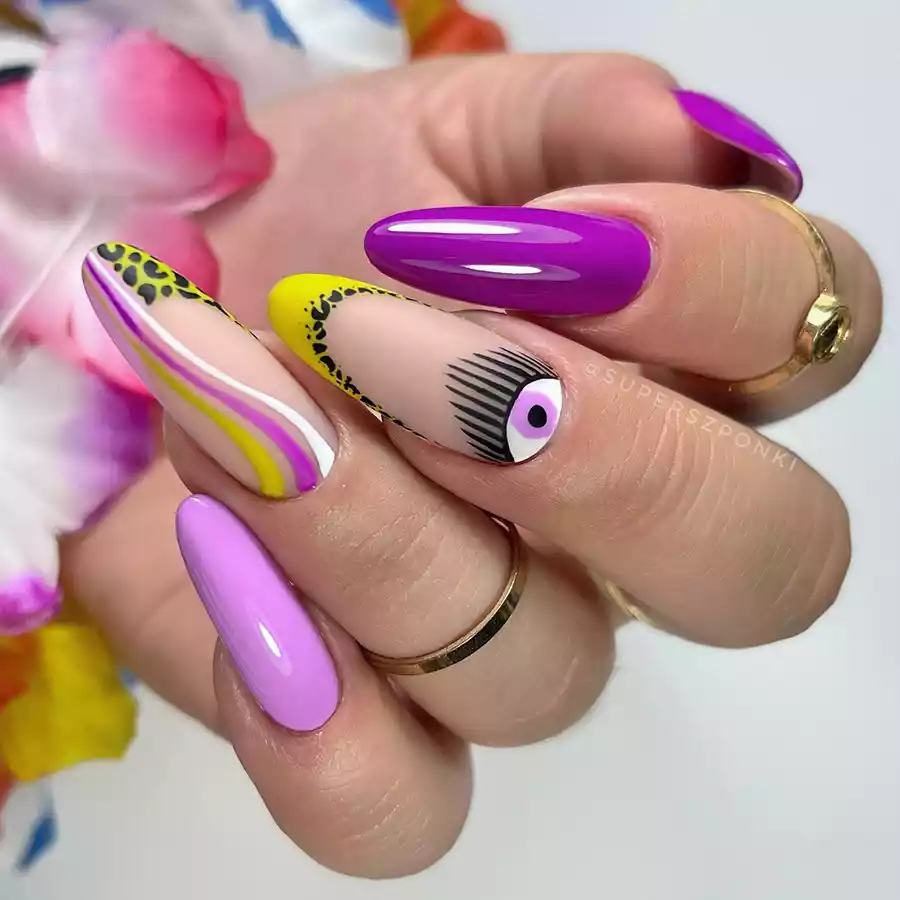 imagen guru manicura semipermanente 540 grape sorbet diseño ojo