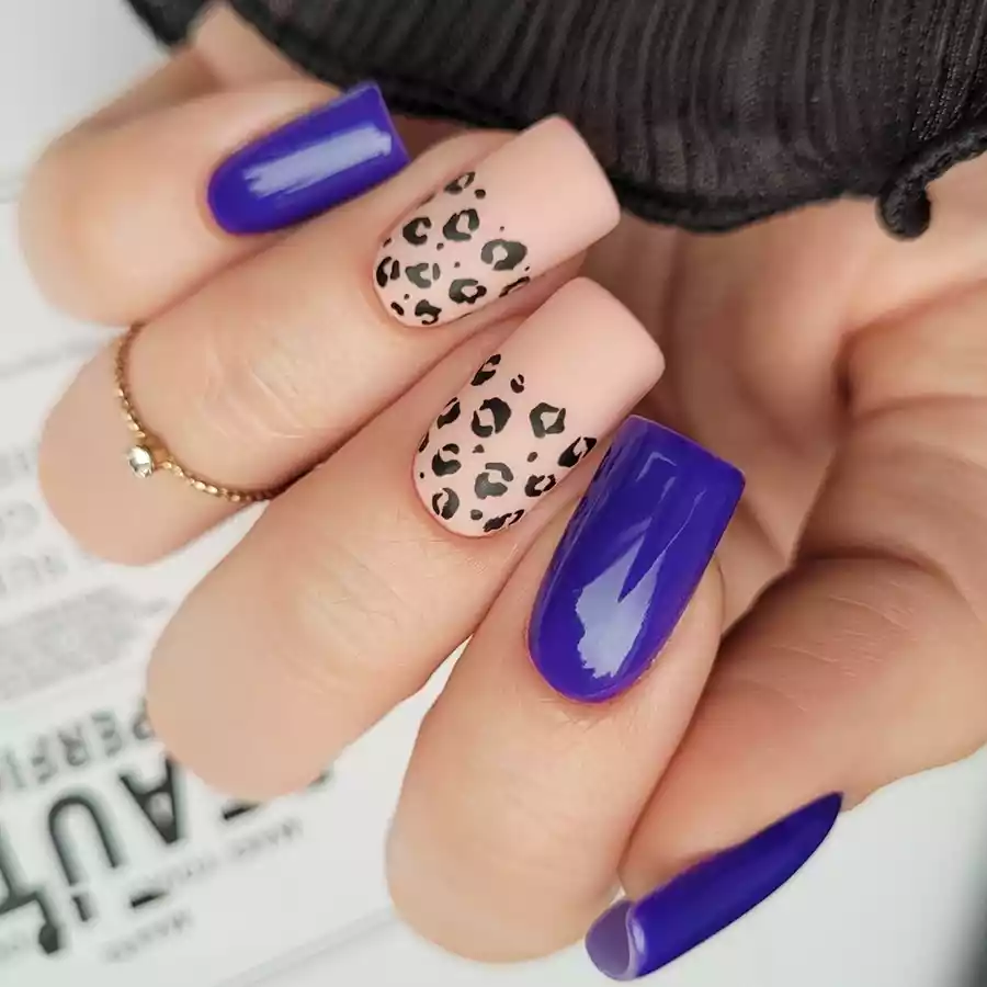 imagen guru manicura semipermanente 665 navy blue animal