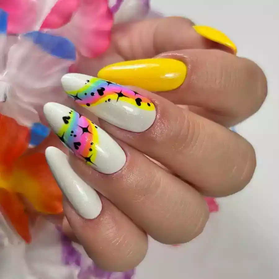 imagen guru manicura semipermanente 830 solar flare arcoiris