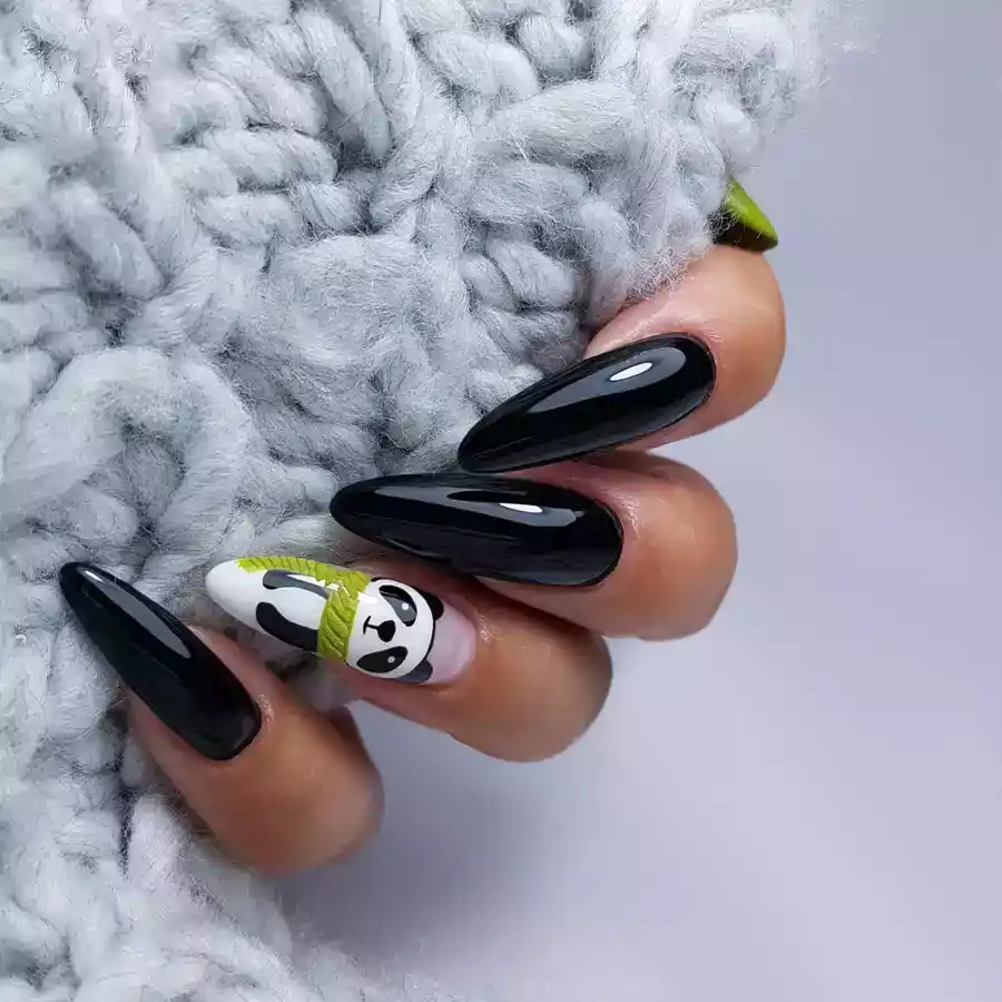 imagen guru manicura semipermanente 900 pure black panda
