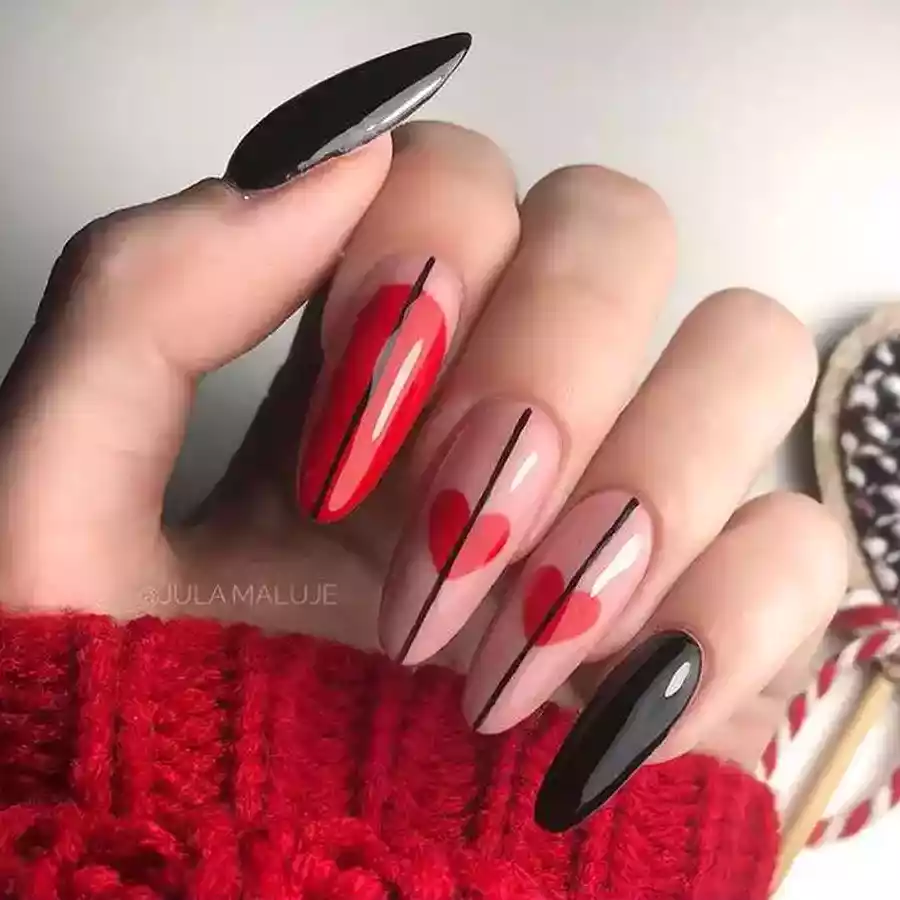 imagen guru manicura semipermanente 900 pure black corazon