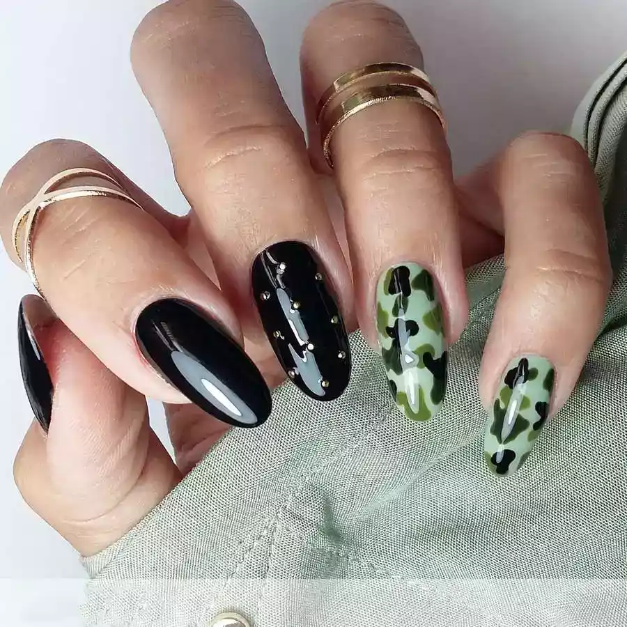 imagen guru manicura semipermanente 900 pure black camouflage